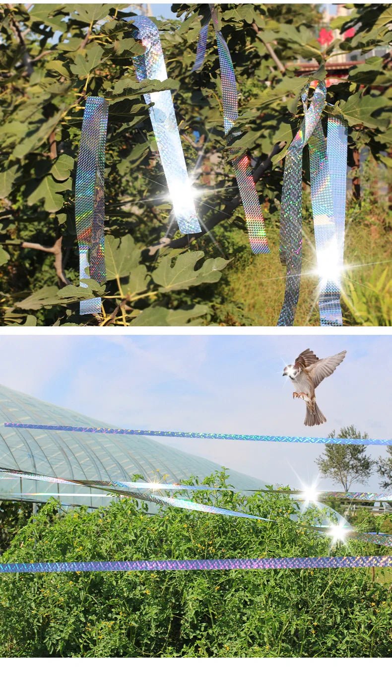 鳥よけ 鳩よけグッズ 鳥よけシート キラキラして太陽光を強く反射します 鳥を傷つけない鳥よけグッズ 1個セット - Yolerhome