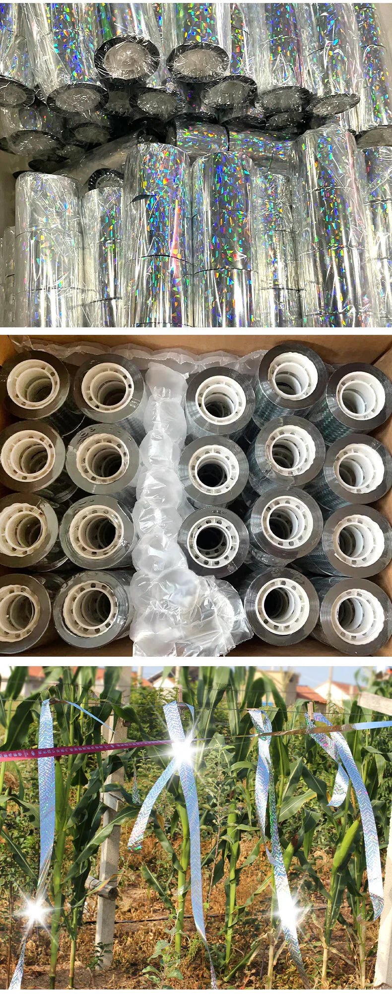 鳥よけ 鳩よけグッズ 鳥よけシート キラキラして太陽光を強く反射します 鳥を傷つけない鳥よけグッズ 1個セット - Yolerhome