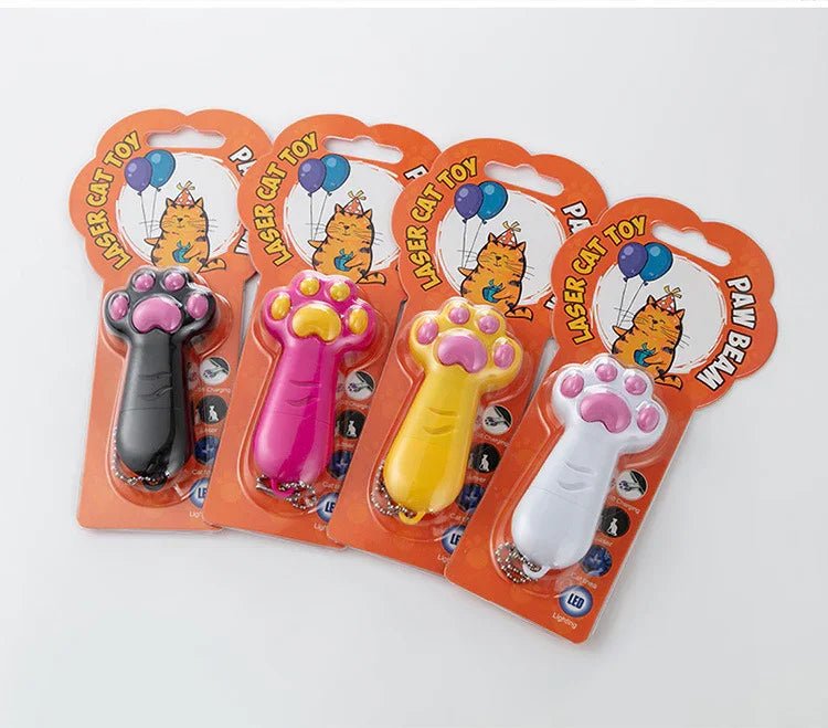 【楽天ランキング1位】猫 ペット 肉球タイプ おもちゃ レーザーポインター LEDポインター ペット 猫グッズ 猫じゃらし 猫用おもちゃ 玩具 犬 USB充電 ペット用品 運動不足解消 - Yolerhome