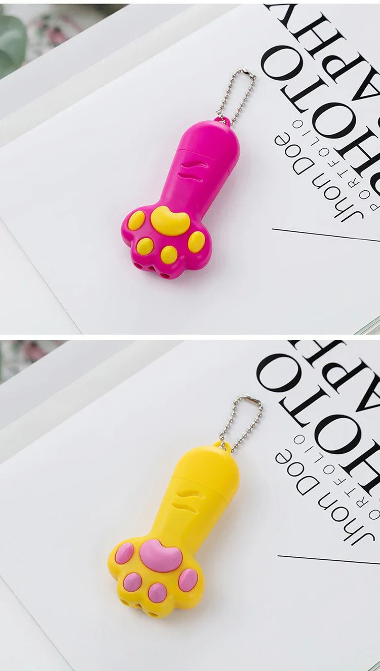 【楽天ランキング1位】猫 ペット 肉球タイプ おもちゃ レーザーポインター LEDポインター ペット 猫グッズ 猫じゃらし 猫用おもちゃ 玩具 犬 USB充電 ペット用品 運動不足解消 - Yolerhome