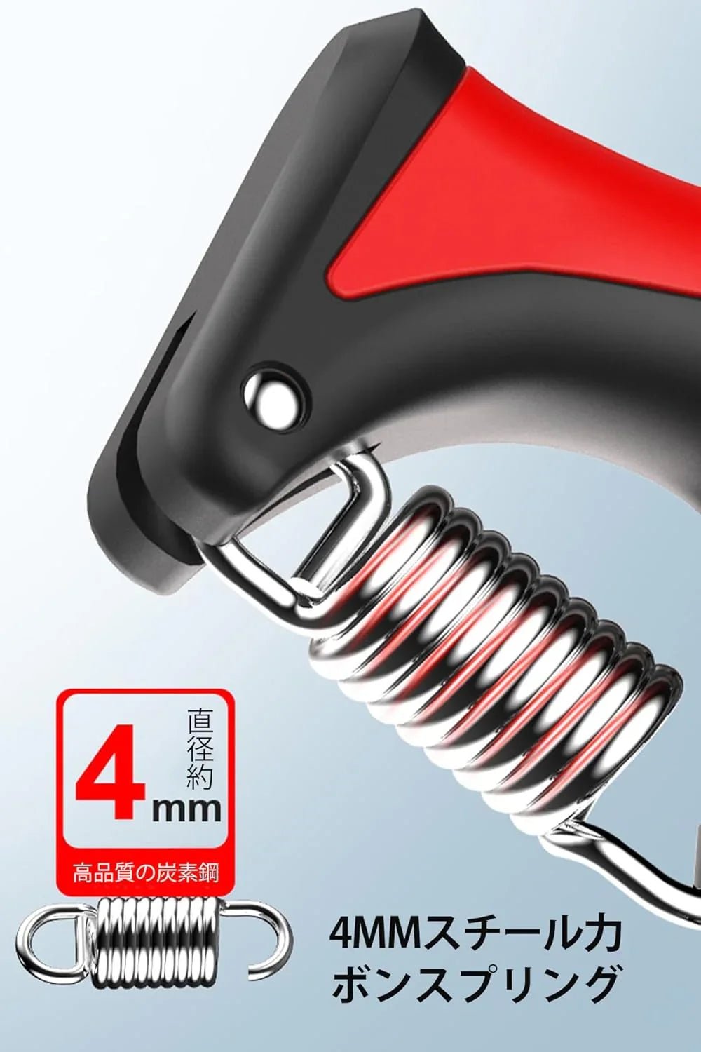 握力増強器 エクササイズ 握力グリッパー カウンター付き 10 - 100kg 負荷調整可能 ハンドグリッパー ストレス解消 リハビリ器具 テニス 野球 握力強化訓練 握りやすい 滑りづらい 男女兼用 ポリプロピレン - Yolerhome