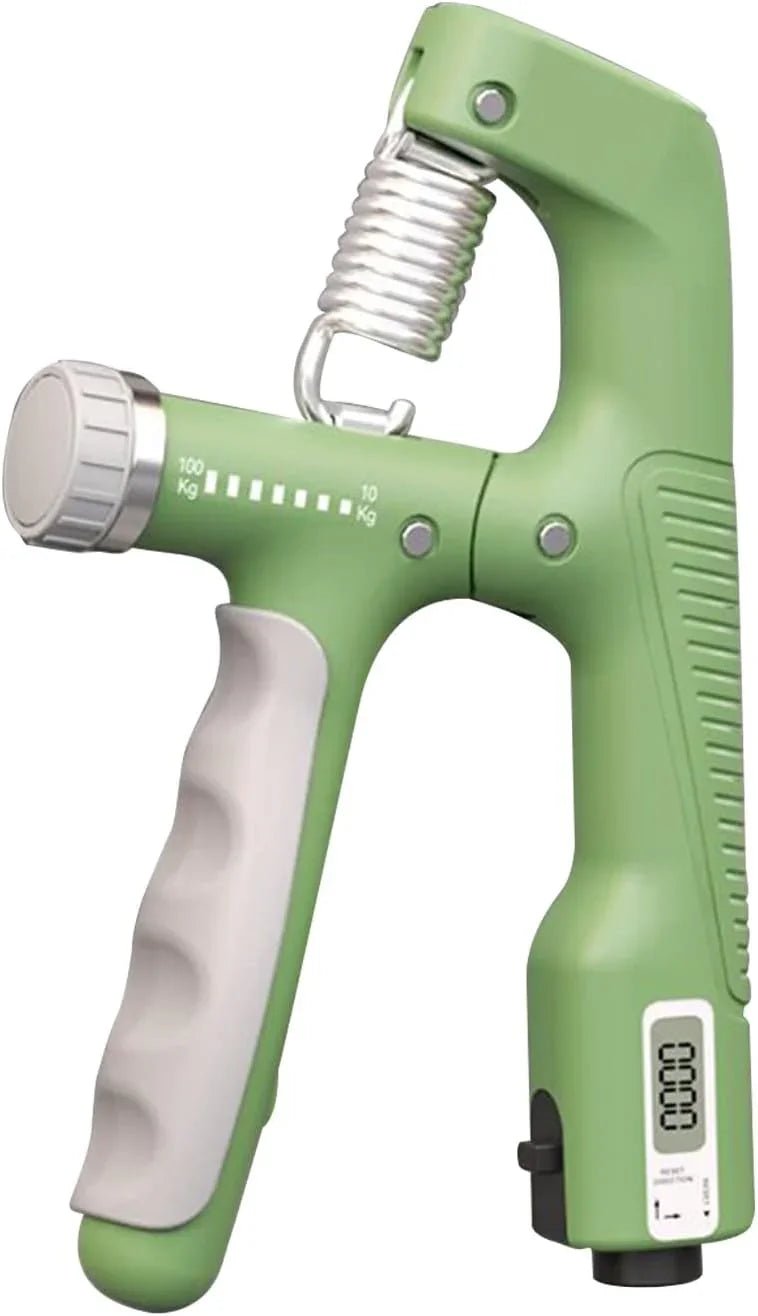 握力増強器 エクササイズ 握力グリッパー カウンター付き 10 - 100kg 負荷調整可能 ハンドグリッパー ストレス解消 リハビリ器具 テニス 野球 握力強化訓練 握りやすい 滑りづらい 男女兼用 ポリプロピレン - Yolerhome