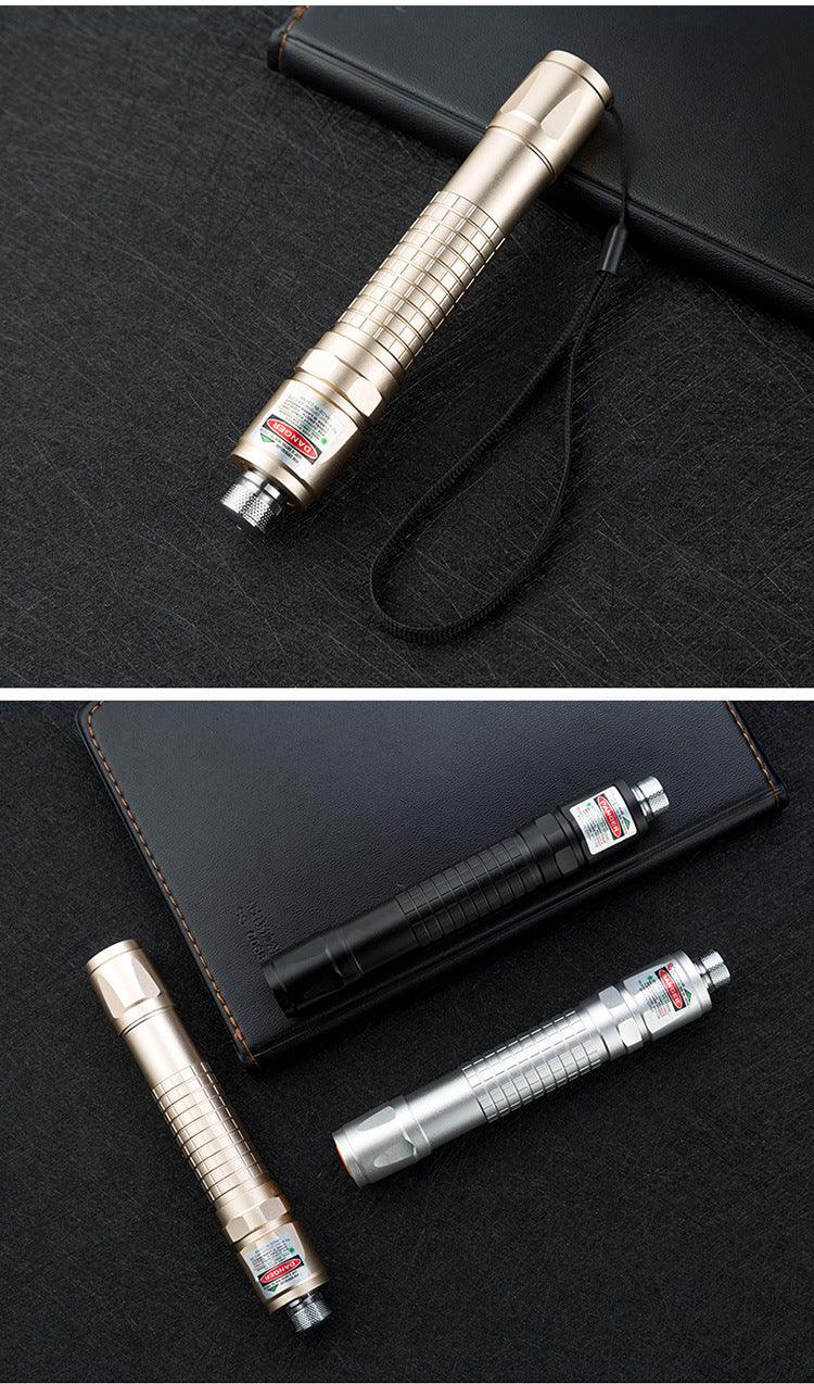 【 強力 100mW 】レーザーポインター USB充電式 緑レーザー 長距離 カラス避け ズーム調節 強力 12時間連続照射 指示棒 会議 天体観測 夜釣り 登山 (5) - Yolerhome