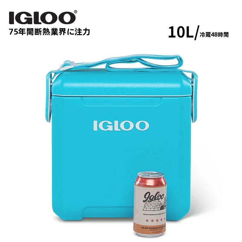 イグルークーラーボックス10.4L保冷Igloo小型部活お花見運動会小さめピクニックフェスイベントIGLOO屋外保温箱携帯ストラップ小型ピクニックキャンプ食品冷蔵保冷アイスバケツ - Yolerhome