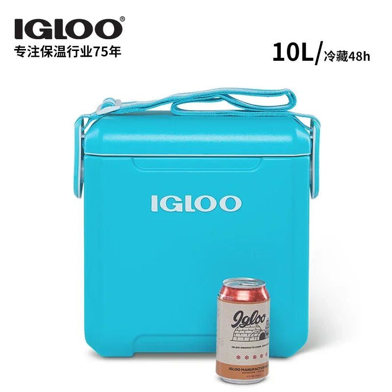 イグルークーラーボックス10.4L保冷Igloo小型部活お花見運動会小さめピクニックフェスイベントIGLOO屋外保温箱携帯ストラップ小型ピクニックキャンプ食品冷蔵保冷アイスバケツ - Yolerhome