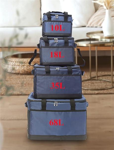 クーラーボックス 小型 10L 大型 18L 35L 68L 保温保冷 バッグ 折り畳み収納可能F - b1 - Yolerhome