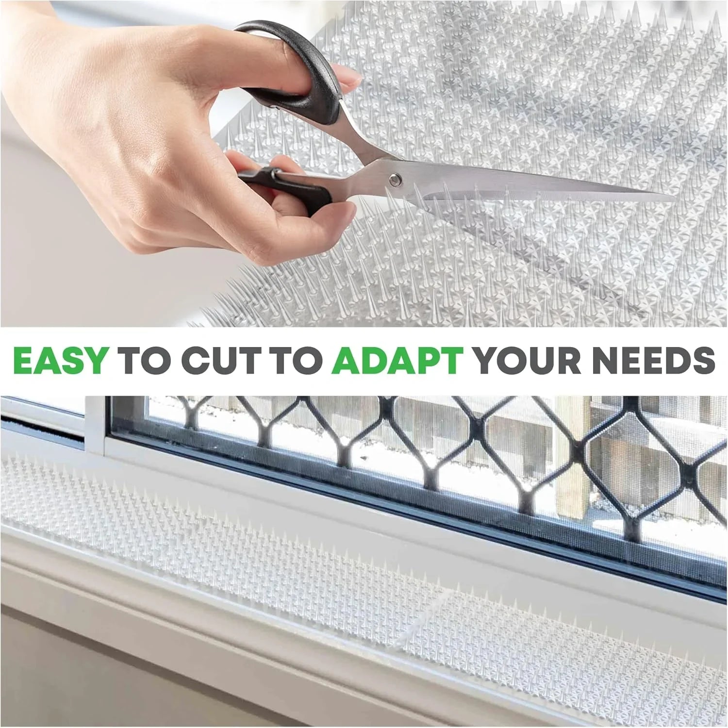 猫用スキャットマット 12枚パック - 16 x 13インチ 猫スパイクマット 1インチスパイク付き猫用トレーニングマットデバイスは、屋内外で猫や他の動物を阻止するのに最適なペットトレーニングマットデバイスです。 - Yolerhome