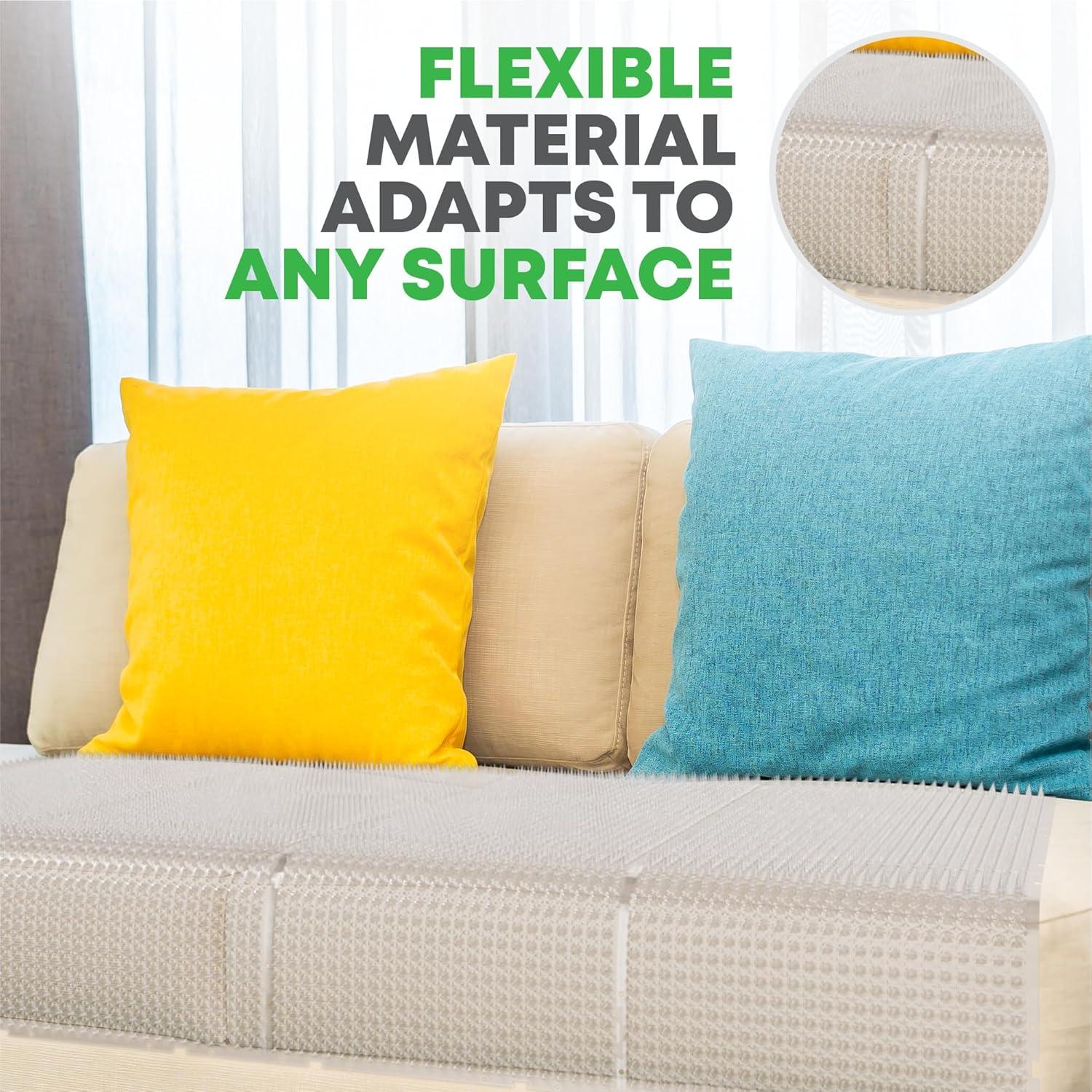 猫用スキャットマット 12枚パック - 16 x 13インチ 猫スパイクマット 1インチスパイク付き猫用トレーニングマットデバイスは、屋内外で猫や他の動物を阻止するのに最適なペットトレーニングマットデバイスです。 - Yolerhome