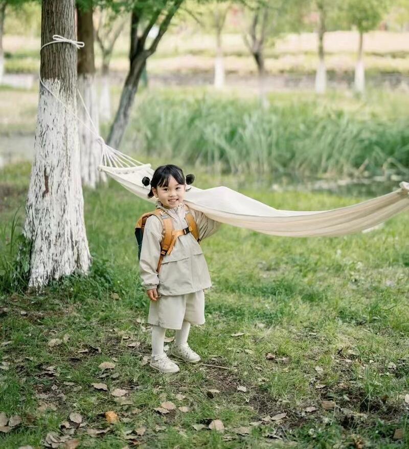 ハンモック 1￣2人用 耐荷重200kg 転倒防止仕様 木枠付き 吊り下げ式HM02 - Yolerhome