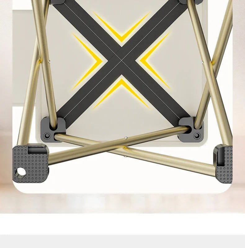 折りたたみ椅子 アウトドアチェア 超軽量 コンパクト収納 耐荷重150kg ステンレス製 キャンプ ピクニック 釣り BBQ用 - Yolerhome