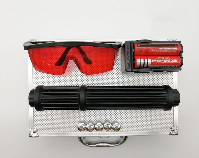 1600mw 超強力レーザーポインター 青い 450nm 超高出力 青い光が強いブルーレーザーポインター通販 本体金色/ブルー色/ブラック 3色選べ 高出力レーザー輸入 マッチ、タバコに火をつける 強力レーザーポインター 販売 - Yolerhome