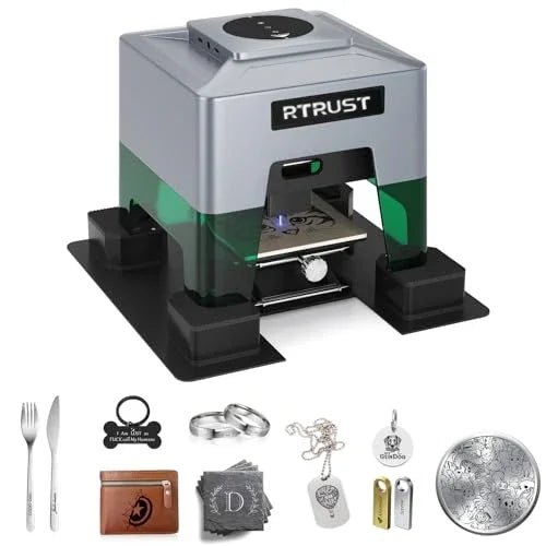 レーザー彫刻機 レーザー刻印機 レーザー加工機 1600mw DIY道具 高速度 高性能 高安定性 家庭用 軽量 小型 耐久 刻印 彫刻切断機 windows/Mac対応 iOS/Android/USB接続用 アプリ操作 使用寿命連続10,000時間以上 初心者 プレゼント レーザーカッター2 - Yolerhome