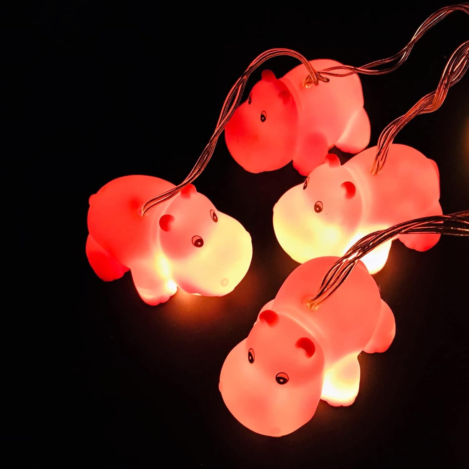 1.8 M 電池式 10球 かわいい 動物 麒麟 ランプストリング LED 屋内 屋外 ドレープライト ハロウィン クリスマス 感謝祭 ホームパーティー 子供の寝室装飾灯 - Yolerhome