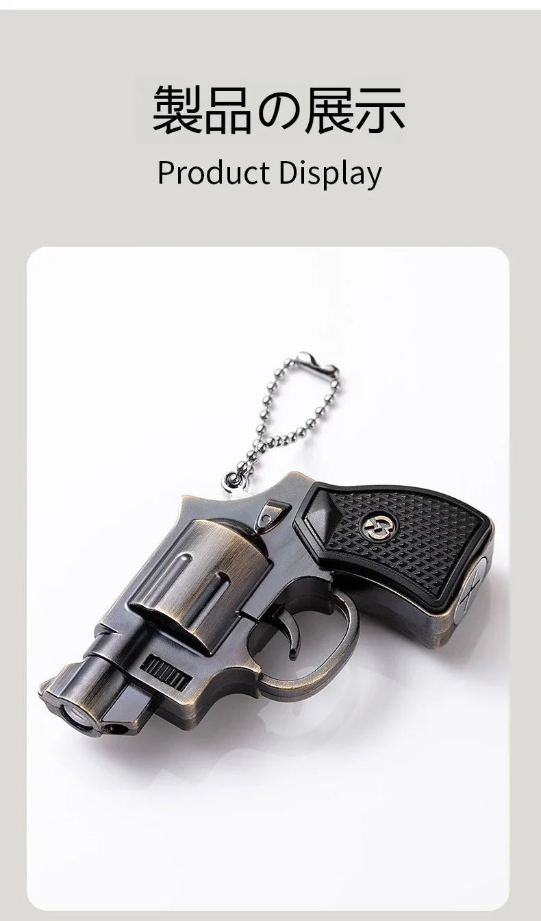 2 - in - 1ピストルおもちゃ懐中電灯レーザー赤外線白色光照明キーホルダーランプ文房具店人気のおもちゃ - Yolerhome