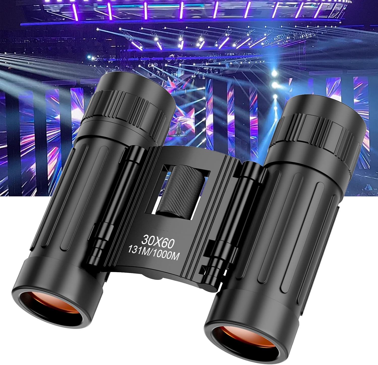 双眼鏡 ライブ用 望遠鏡 20倍ズーム機能 オペラグラス 防振 双眼鏡 超軽量 重さ140g コンパクト 防水防塵 メガネ対応 倍率調整可能 遠足/ハイキング用/スポーツ観戦/コンサート用/野鳥観察/卒業コンサート/日本語説明書付き - Yolerhome
