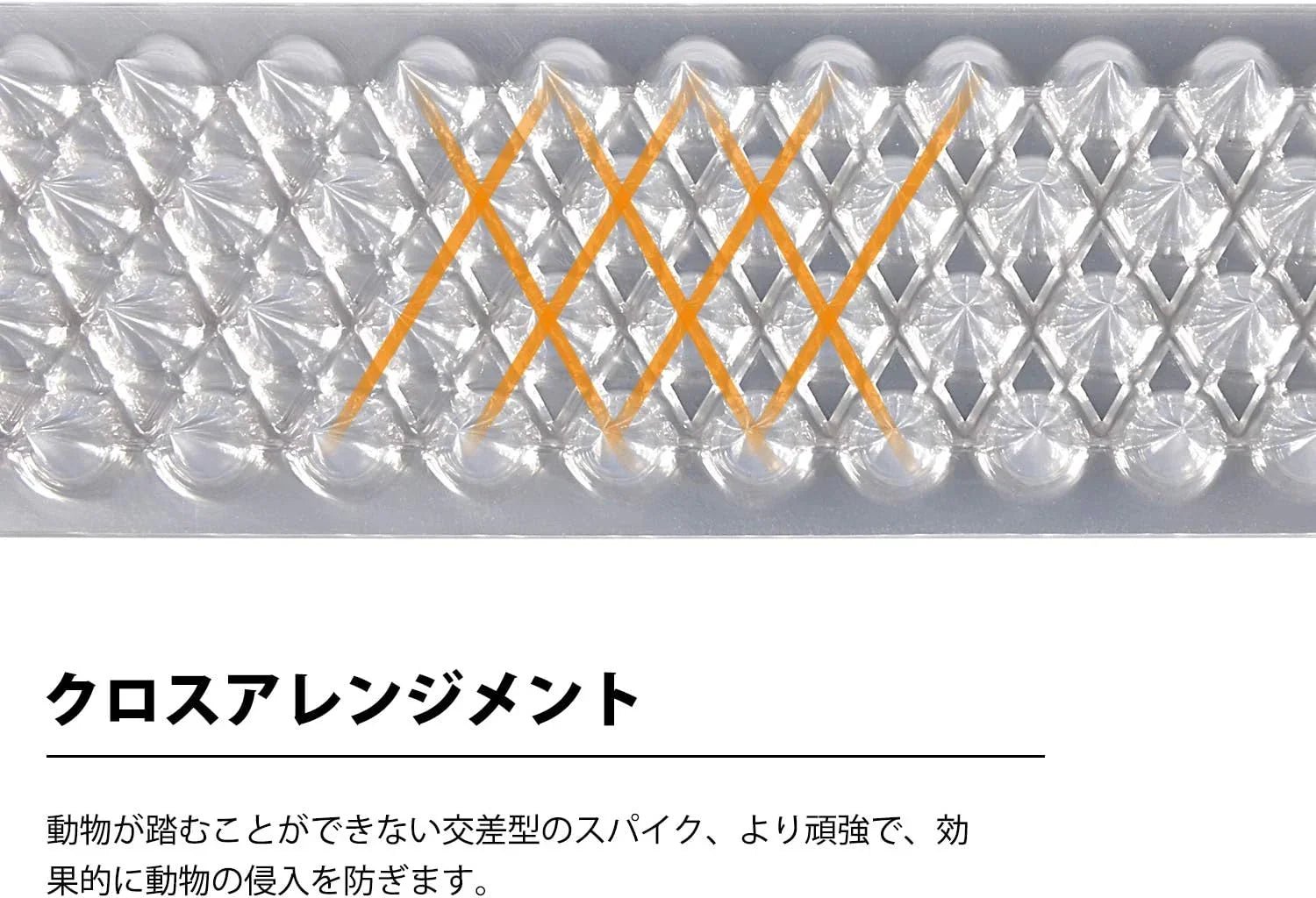 カラス除け 鳥よけシート 鳩避け とげマット 害獣よけ猫よけ 蛇よけ 鼠よけ 鳩よけ カラスよけ 両面テープ付き 鳥害対策 動物撃退器 庭 ガーデニング 園芸 菜園 天丼 屋根 (20枚セット) - Yolerhome