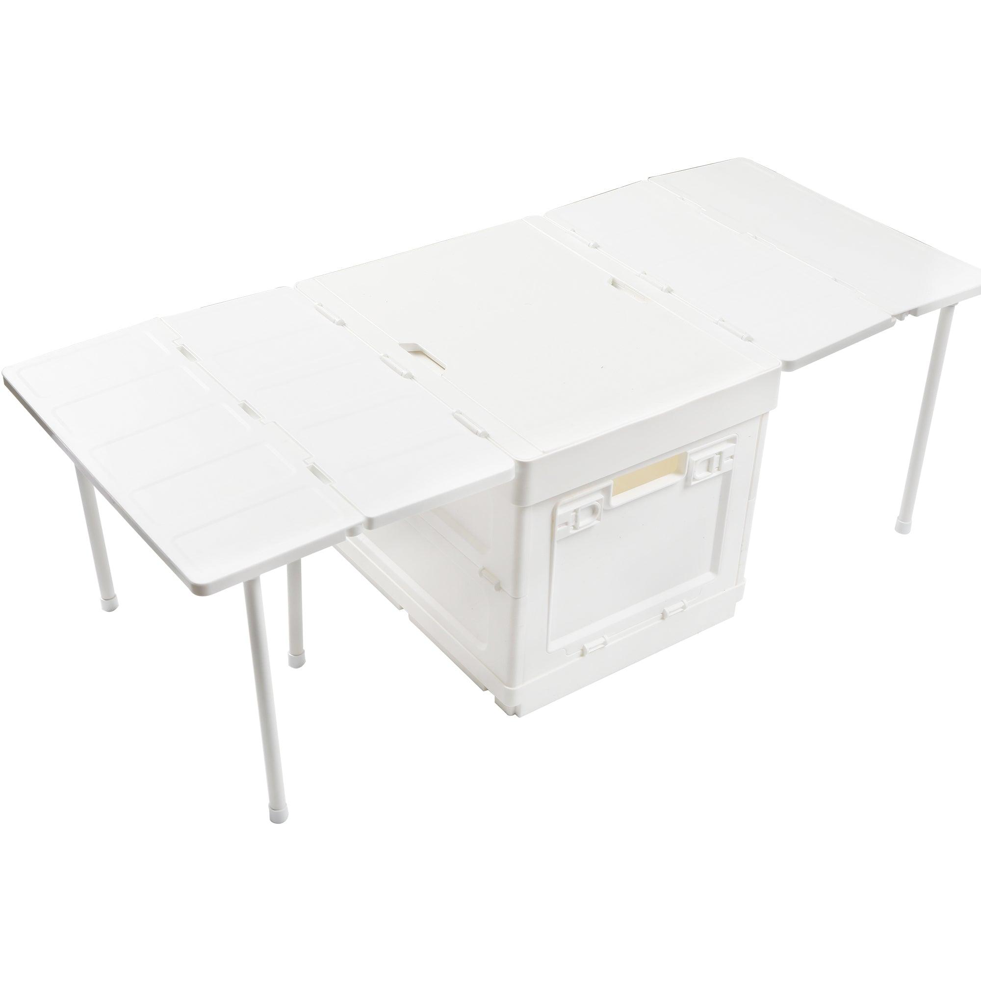 【 全ネットで最もコスパの高いテーブル、期間限定割引中！】2024最新版 多機能コンテナボックス・テーブル - Yolerhome