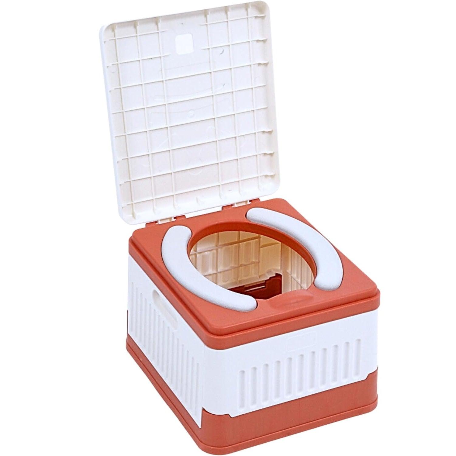 子供 簡易トイレ おまる 折りたたみ ポータブルトイレ 簡易トイレ 排便袋20枚入りC - T1 - Yolerhome