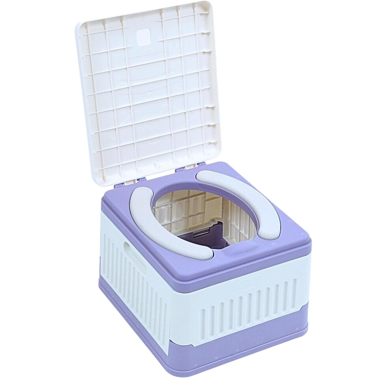 子供 簡易トイレ おまる 折りたたみ ポータブルトイレ 簡易トイレ 排便袋20枚入りC - T1 - Yolerhome