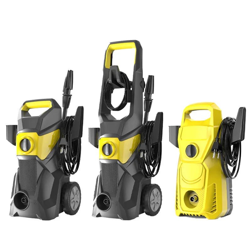 高圧洗車機 家庭用 220V ポータブル高出力洗浄機｜高圧水鉄砲ポンプ 強力噴射 自動車・庭掃除・外壁清掃対応 - Yolerhome
