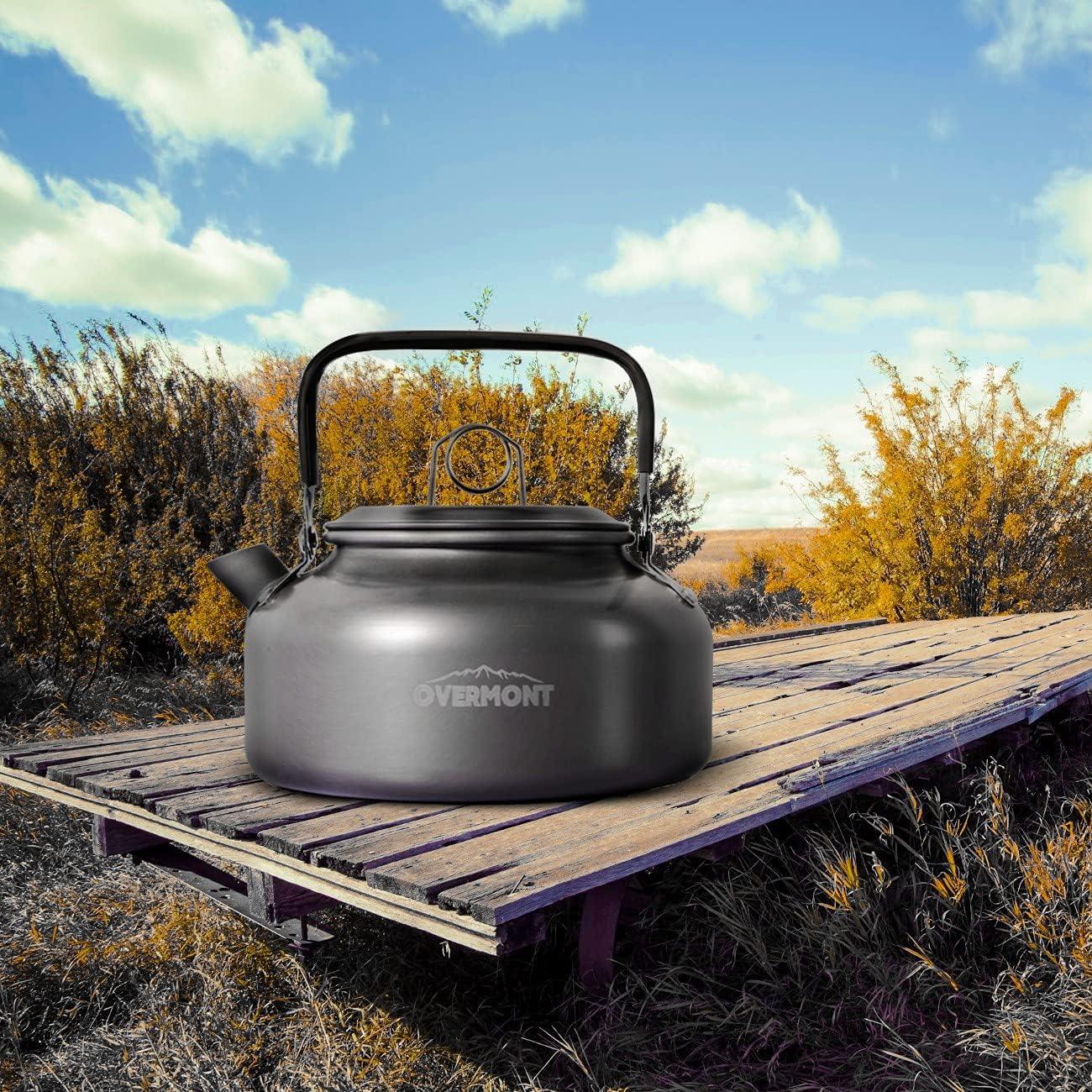 アルミ クッカーセット アウトドア鍋 アウトドアケトル キャンピング 調理器具 収納袋付き 2–3人に適応 - Yolerhome