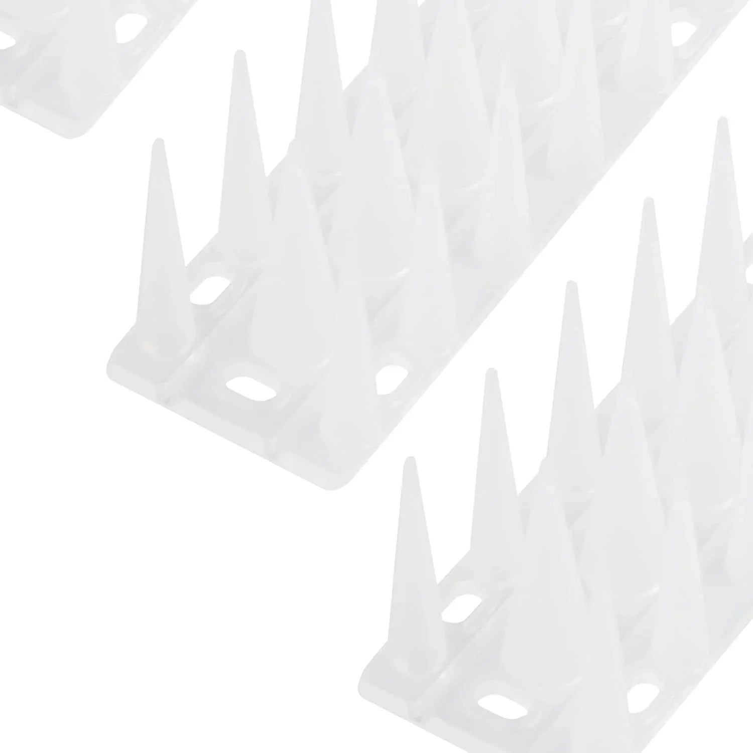 鳩よけ 鳥よけ 全長2.56m 自由カット 高3.6cm 鳥よけグッズ 針が密集するとりよけグッズ とげ高仕様 景観を損なわずフン害防止・ベランダ・屋上・庭栅用防鳥対策品 32cm×8本入り ブラウン - Yolerhome