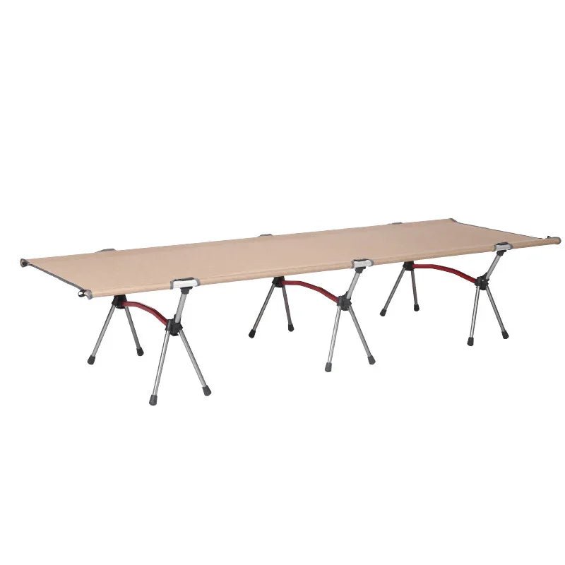 ベッドキャンプコット折りたたみ式2WAYS高低兼用簡易ベッド超軽量持ち運びやすいアウトドアベッド野外用釣りキャンプ高み17 - 38CM耐荷重150kg - Yolerhome