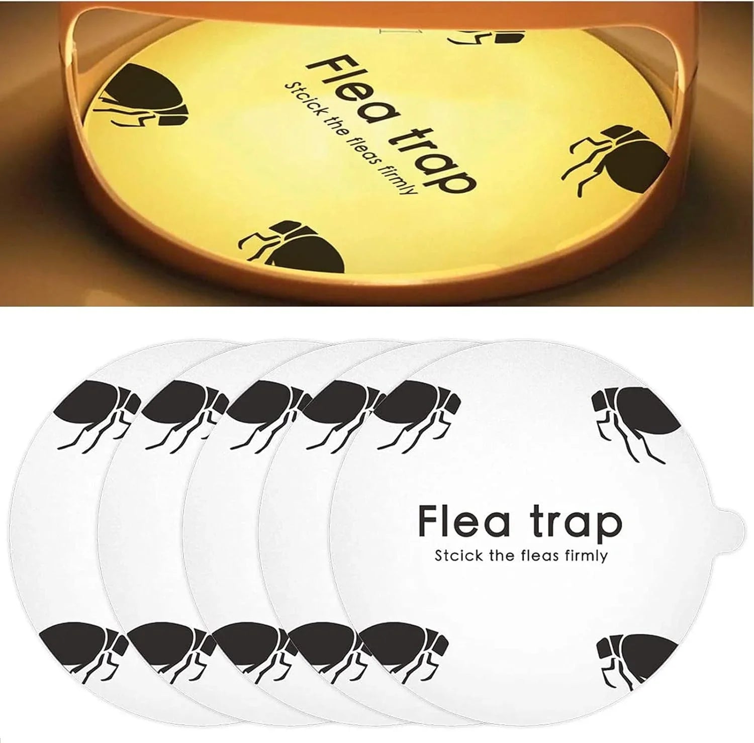 ノミ取り ネバネバドーム 捕虫器 電子ノミとり トラップノミ ノミトラップ 微小害虫 ノミ駆除 電球付き 無毒無臭 安全 効果 使いやすい 蚤対策 虫除け 害虫駆除 高い信頼性・害虫対策器（2ｘ電球、2ｘ粘着シート付き）【日本式プラグ】 - Yolerhome