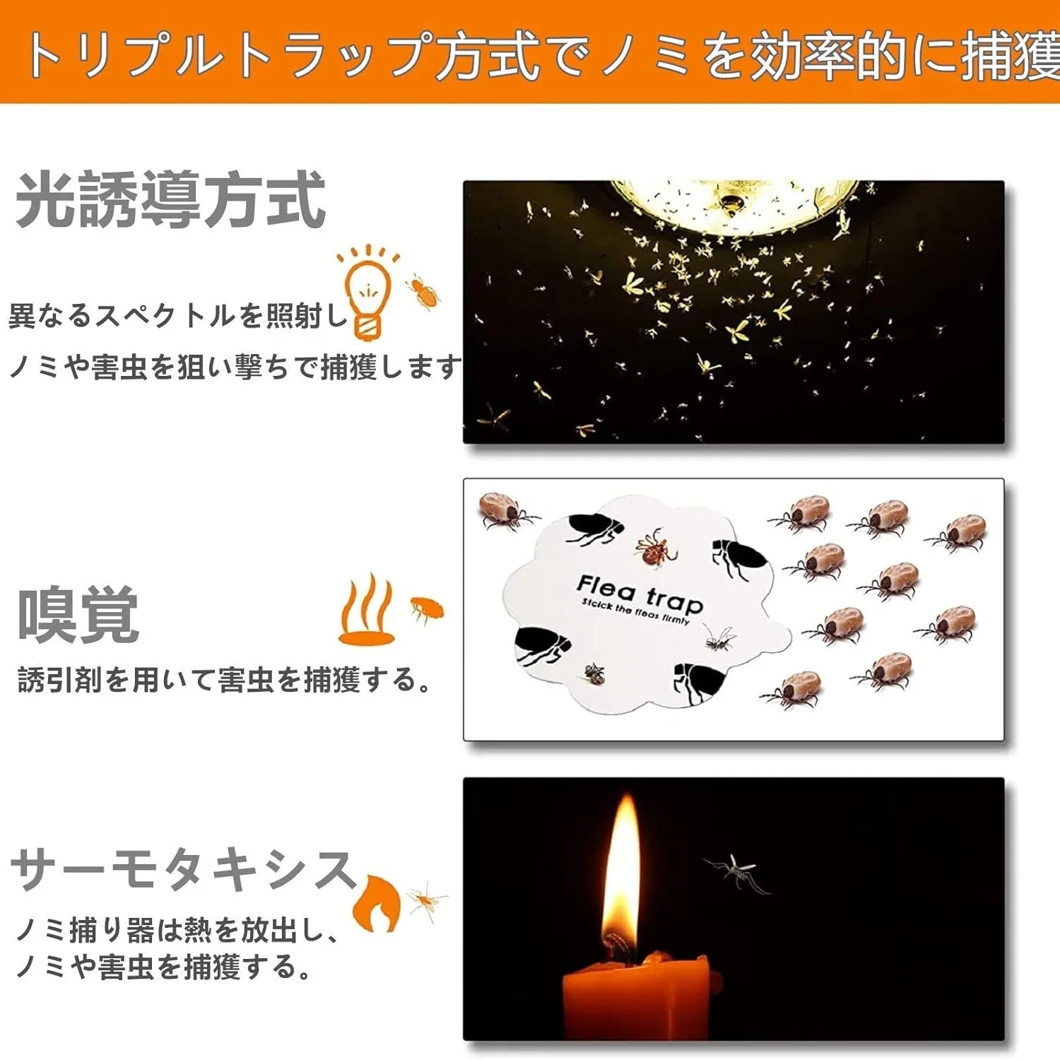 ノミ取り ネバネバドーム 捕虫器 電子ノミとり トラップノミ ノミトラップ 微小害虫 ノミ駆除 電球付き 無毒無臭 安全 効果 使いやすい 蚤対策 虫除け 害虫駆除 高い信頼性・害虫対策器（2ｘ電球、2ｘ粘着シート付き）【日本式プラグ】 - Yolerhome