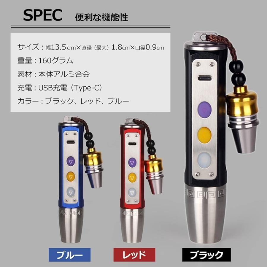 YOLER懐中電灯 宝石鑑定用 色鑑定 翡翠専用紫外線/黄/白 3 in 1 ライト