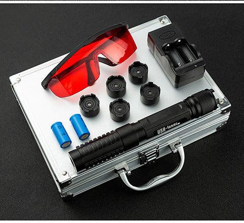 超目玉 爆安 世界最強出力30000mwレーザーポインター青色 防水 市場で最高 激安通販 紙、マッチ、タバコに火をつける 瞬間切断 超強力レーザーポインター 天体距離 8in1満天の星 強力 ledライト機能搭 大人気 カラス退治 - Yolerhome