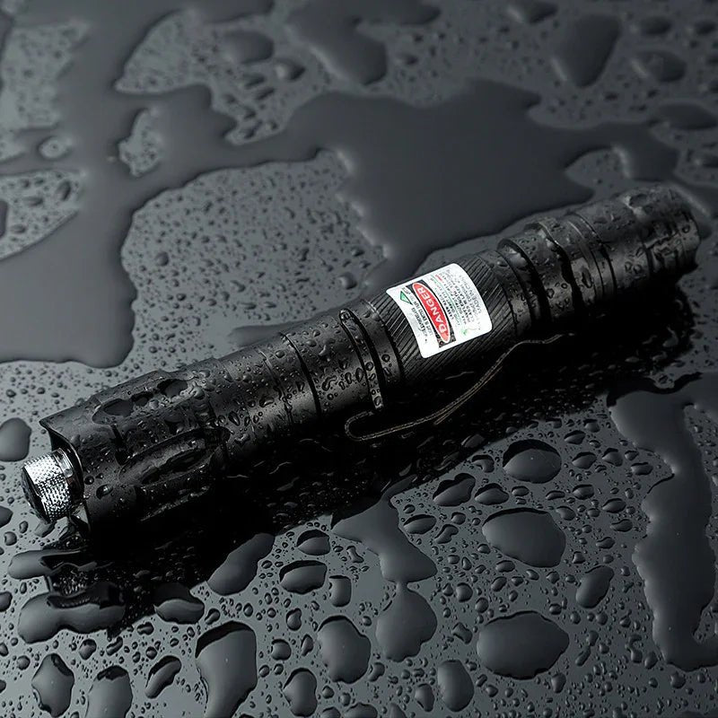 高品質3000mWグリーンレーザーポインター 5in1 強力カラス撃退器 満天星キャップ付き - Yolerhome