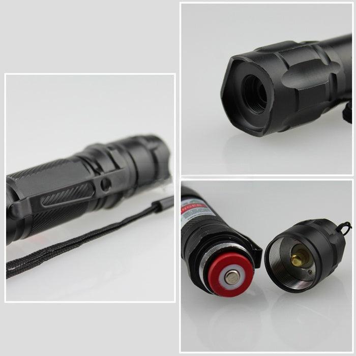 高品質3000mWグリーンレーザーポインター 5in1 強力カラス撃退器 満天星キャップ付き - Yolerhome