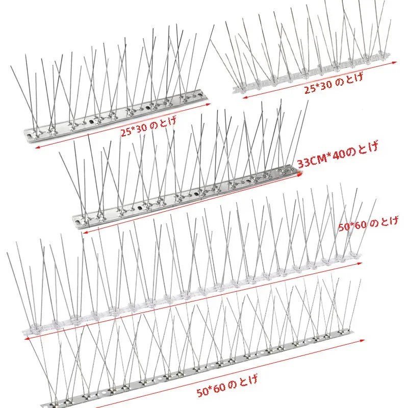 ステンレス鋼の鳥の刺し傷304鳥の刺し傷2550cmステンレス鋼の針庭の防鳥の刺し傷防鳥の刺し傷 - Yolerhome
