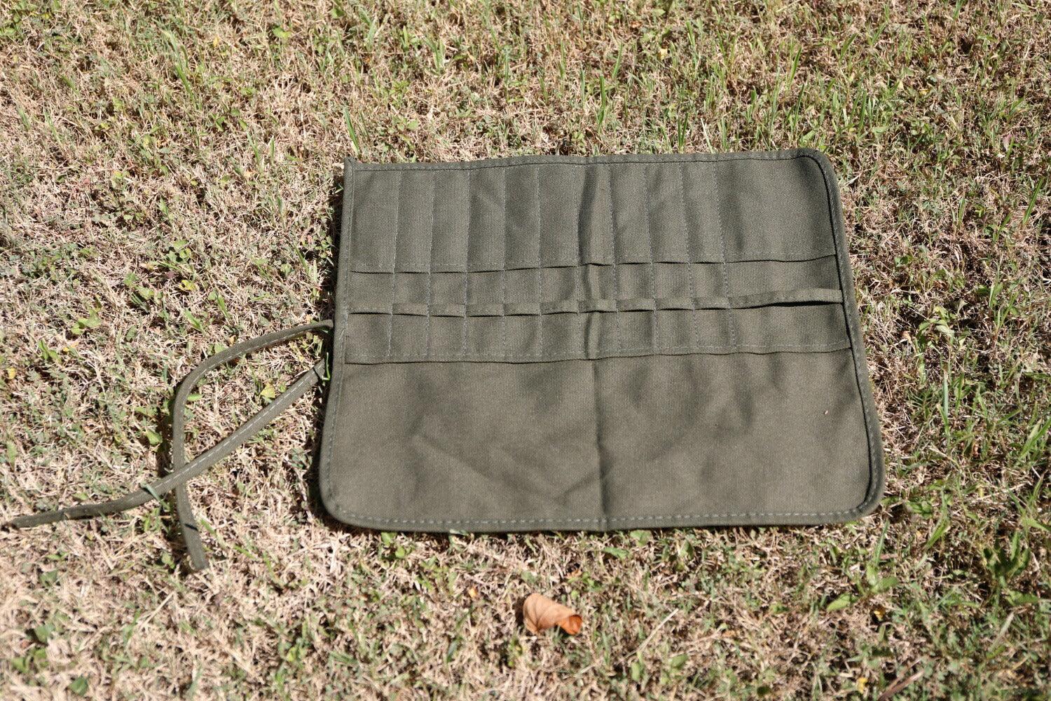 ペグケース ペグ収納ケース 帆布製 エリッゼ 30cm鍛造ペグ対応 キャンプ アウトドア用 - Yolerhome