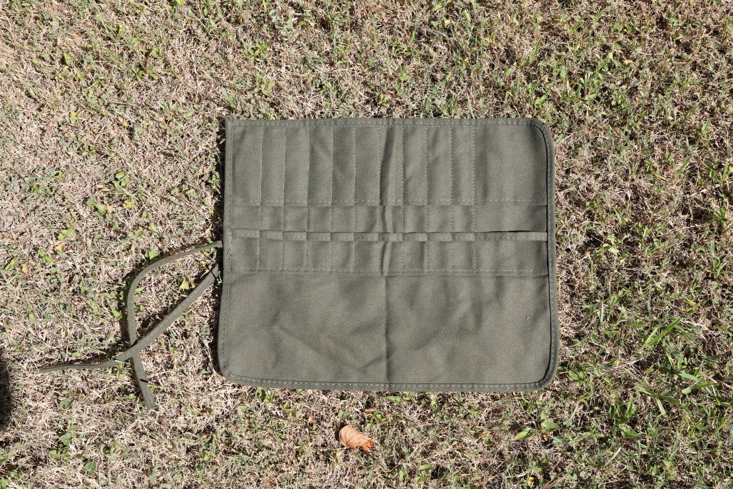 ペグケース ペグ収納ケース 帆布製 エリッゼ 30cm鍛造ペグ対応 キャンプ アウトドア用 - Yolerhome