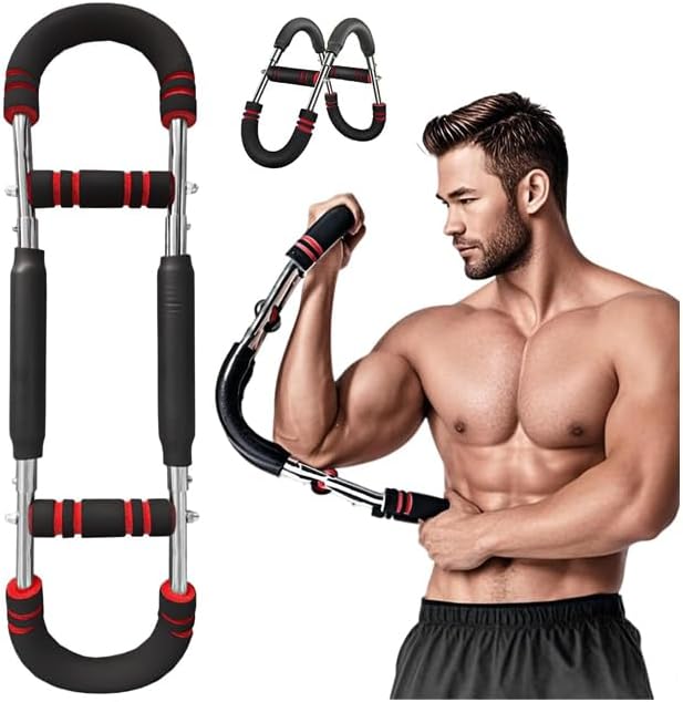 筋トレ器具 アームバー 胸筋トレーニング器具 筋トレ器具自宅 エキスパンダー 運動器具 筋トレグッズ 大胸筋 腹筋 上腕二頭筋 広背筋 背筋 30KG - Yolerhome