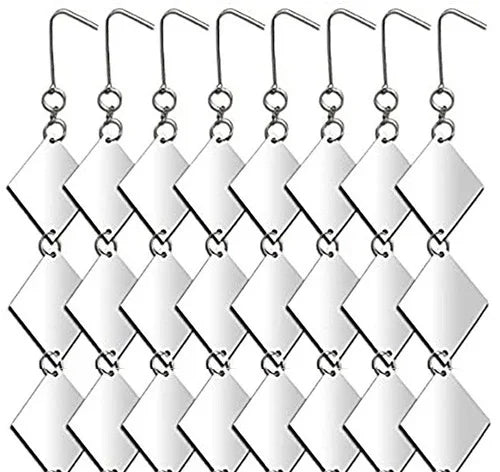 鳥よけ鳩よけグッズ円形駆鳥反射板3連3組アセンブリ済品です鳥を傷つけない鳥よけグッズキラキラして太陽光を強く反射しますベランダフン害防止･景観を損なわず吊り下げ式カラスよけベランダ・屋上・窓枠用 - Yolerhome