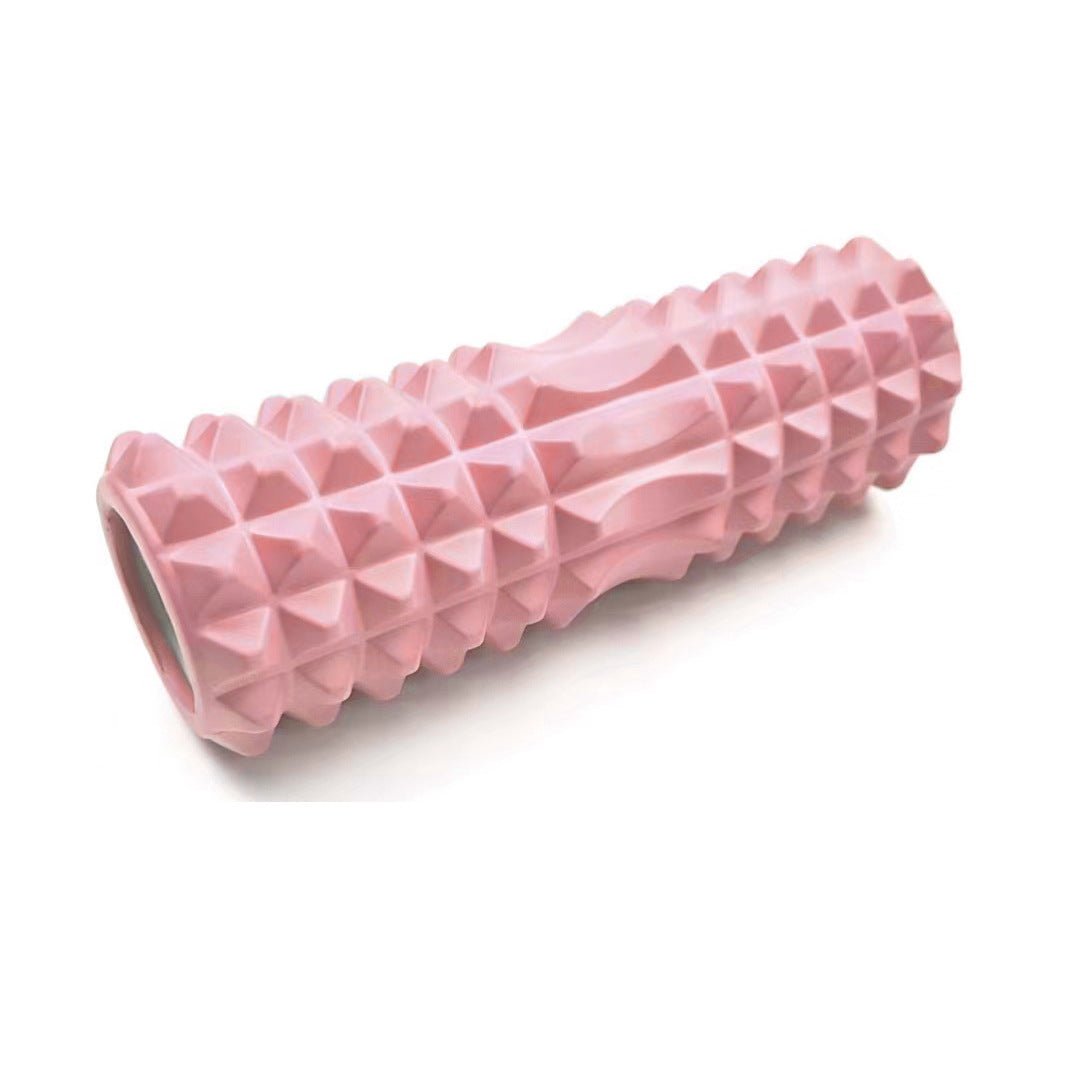 【筋膜リリース・フォームローラー】33cm 空洞EVA 狼牙タイプ ストレッチローラー マッサージローラー 体幹トレーニング・姿勢ケア・脚痩せ ヨガ・自宅リハビリ向け コンパクト収納 男女兼用 - yoler - Yolerhome
