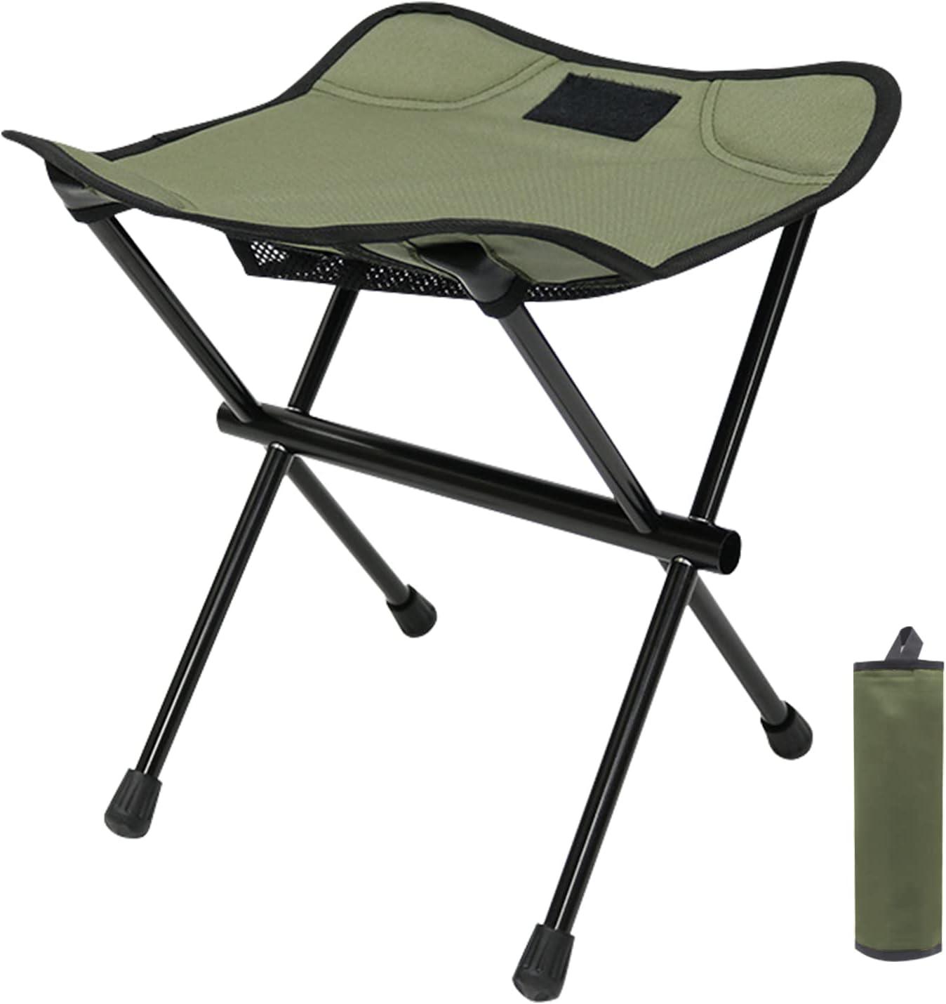 アウトドアチェア コンパクト椅子 高さ34cm 超軽量520ｇ折りたたみ椅子 - Yolerhome