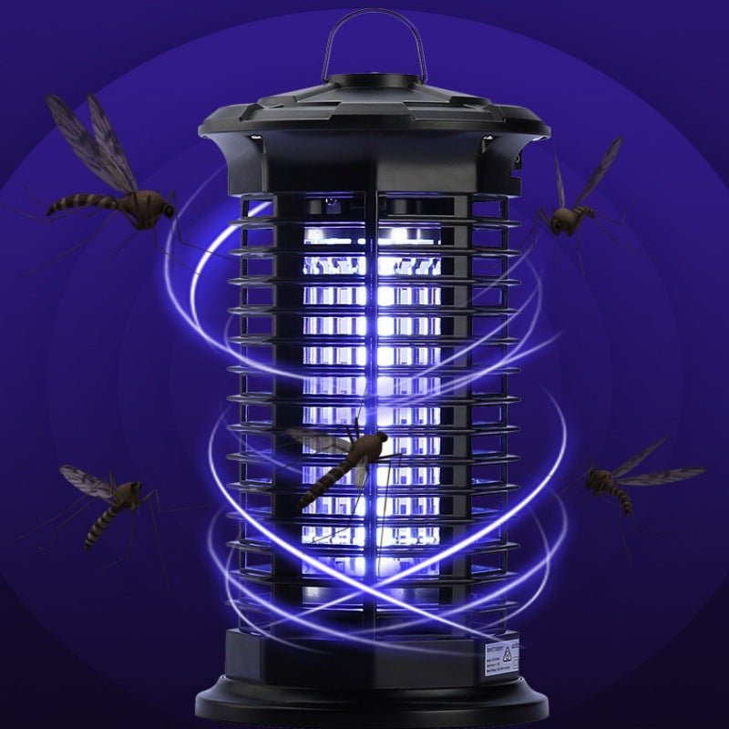 電撃殺虫器 殺虫灯 コバエ コバエ取り 殺虫器 虫 電気 殺虫機 蚊取り 殺虫ライト 360°強力蚊除け 強力 省エネ 薬剤不要 室内 静音 寝室/居間/台所/病院/玄関/飲食店などに適用 吊り下げ式＆据え置き式両用 お手入れ簡単 - Yolerhome