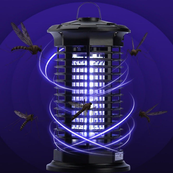 電撃殺虫器 殺虫灯 コバエ コバエ取り 殺虫器 虫 電気 殺虫機 蚊取り 殺虫ライト 360°強力蚊除け 強力 省エネ 薬剤不要 室内 静音 寝室/居間/台所/病院/玄関/飲食店などに適用 吊り下げ式＆据え置き式両用 お手入れ簡単 - Yolerhome