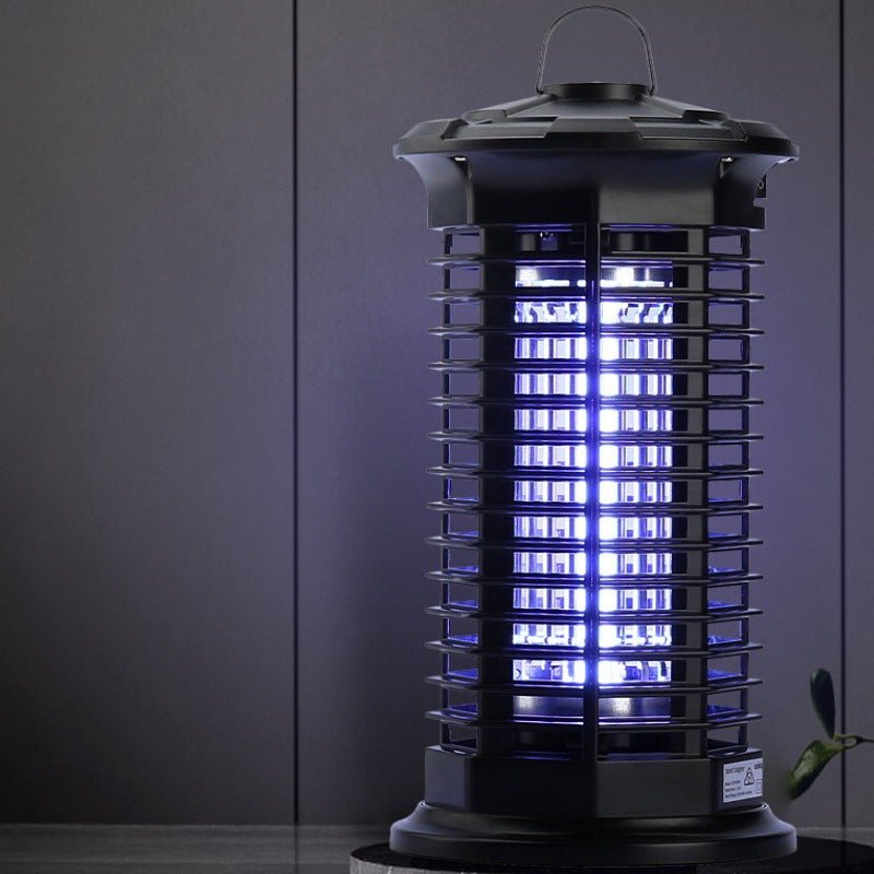 電撃殺虫器 殺虫灯 コバエ コバエ取り 殺虫器 虫 電気 殺虫機 蚊取り 殺虫ライト 360°強力蚊除け 強力 省エネ 薬剤不要 室内 静音 寝室/居間/台所/病院/玄関/飲食店などに適用 吊り下げ式＆据え置き式両用 お手入れ簡単 - Yolerhome