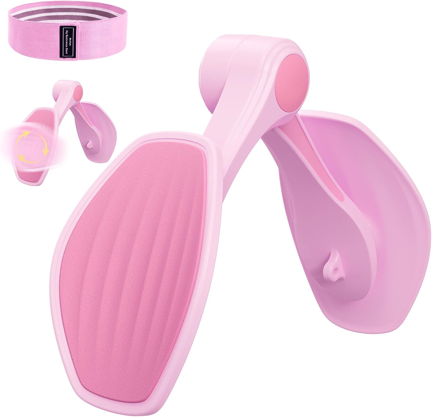 【理学療法士】監修 内転筋トレーニング 【業界初！組み立て不要＆360°回転パネル】 骨盤底筋 トレーニング Viangs 筋トレ 張力18kgアップ 【画期的な収納技術】 ヒップトレーナー ダイエット器具 足痩せ うちもも筋トレ 太もも 滑り止め 簡単 便利 多機能運動クリップ 尿漏れ 産後 初心者 男性 女性 ギフト 日本語説明書付き - Yolerhome