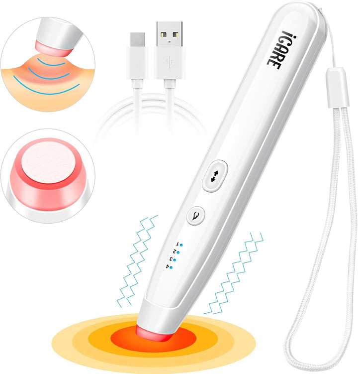 蚊刺され対策器 蚊虫対策 家族用 4段階調温 熱×振動 蚊に刺され対策 携帯便利 安全無毒 タイプC充電式 子供 大人兼用 屋外用 コンパクト アウトドア対応 - Yolerhome