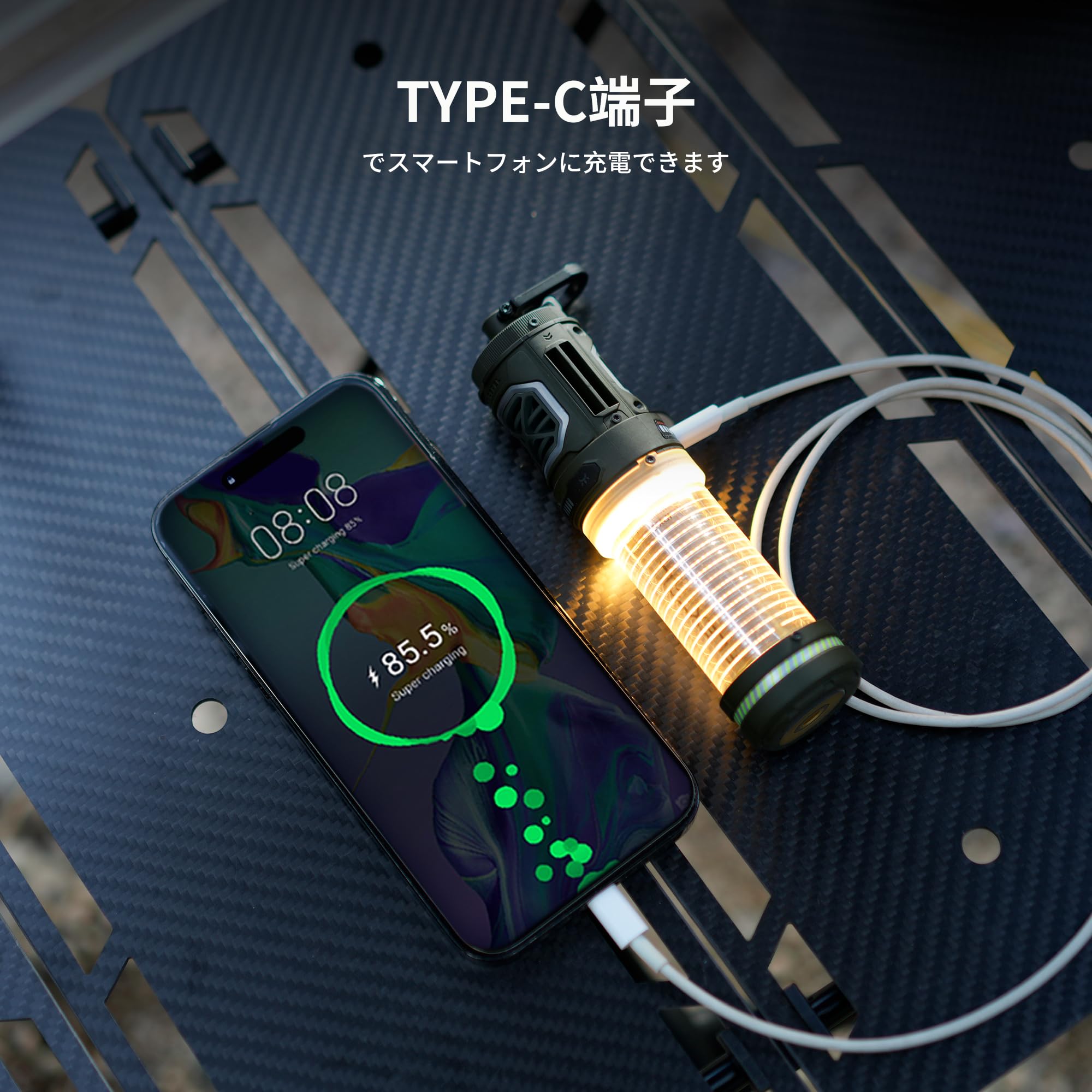 蚊よけマット加熱器 アウトドア 蚊よけ 4800mah キャンプライト搭載 蚊取りシート加熱器 持ち運びでき キャンプライト搭載 アウトドア 静音 蚊対策グッズ 害虫対策器 抗蚊 省エネ 屋外 屋内用 - Yolerhome