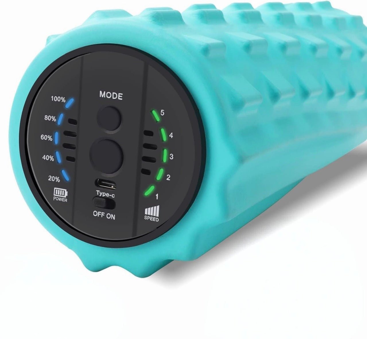 【振動フォームローラー】電動フォームローラー 5段階強度調整 充電式・バッテリー内蔵 高耐久EVAソリッドコア 筋膜リリース・リカバリーに最適 フィットネス・ヨガ・自宅トレーニング用 キャリーバッグ付き - yoler - Yolerhome