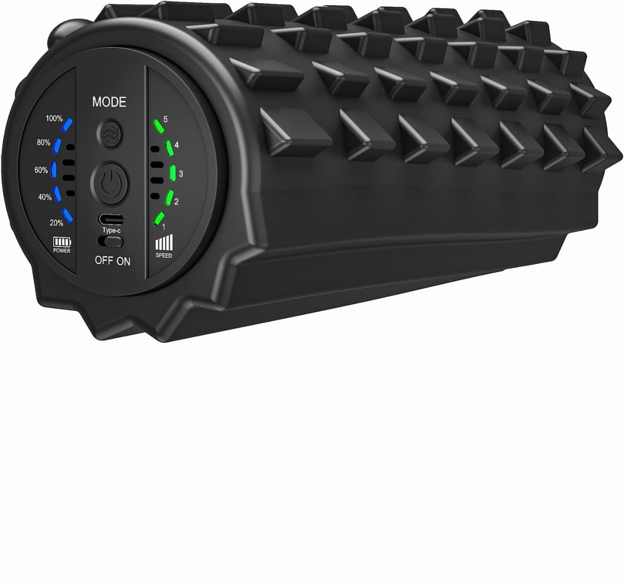 【振動フォームローラー】電動フォームローラー 5段階強度調整 充電式・バッテリー内蔵 高耐久EVAソリッドコア 筋膜リリース・リカバリーに最適 フィットネス・ヨガ・自宅トレーニング用 キャリーバッグ付き - yoler - Yolerhome