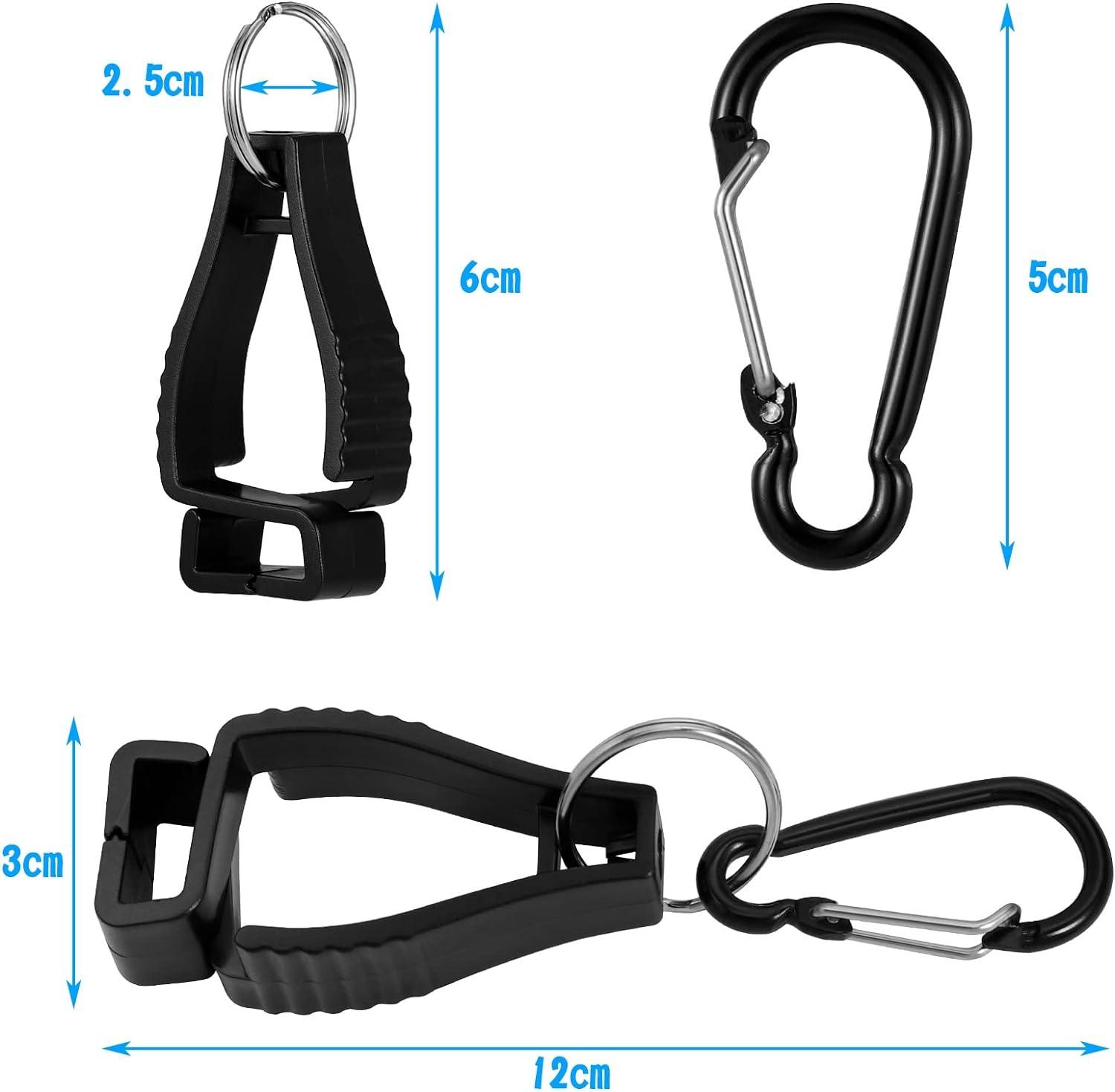 グローブホルダー 手袋クリップ 5個セット マルチクリップ カラビナ 紛失防止YR - CLIP - Yolerhome