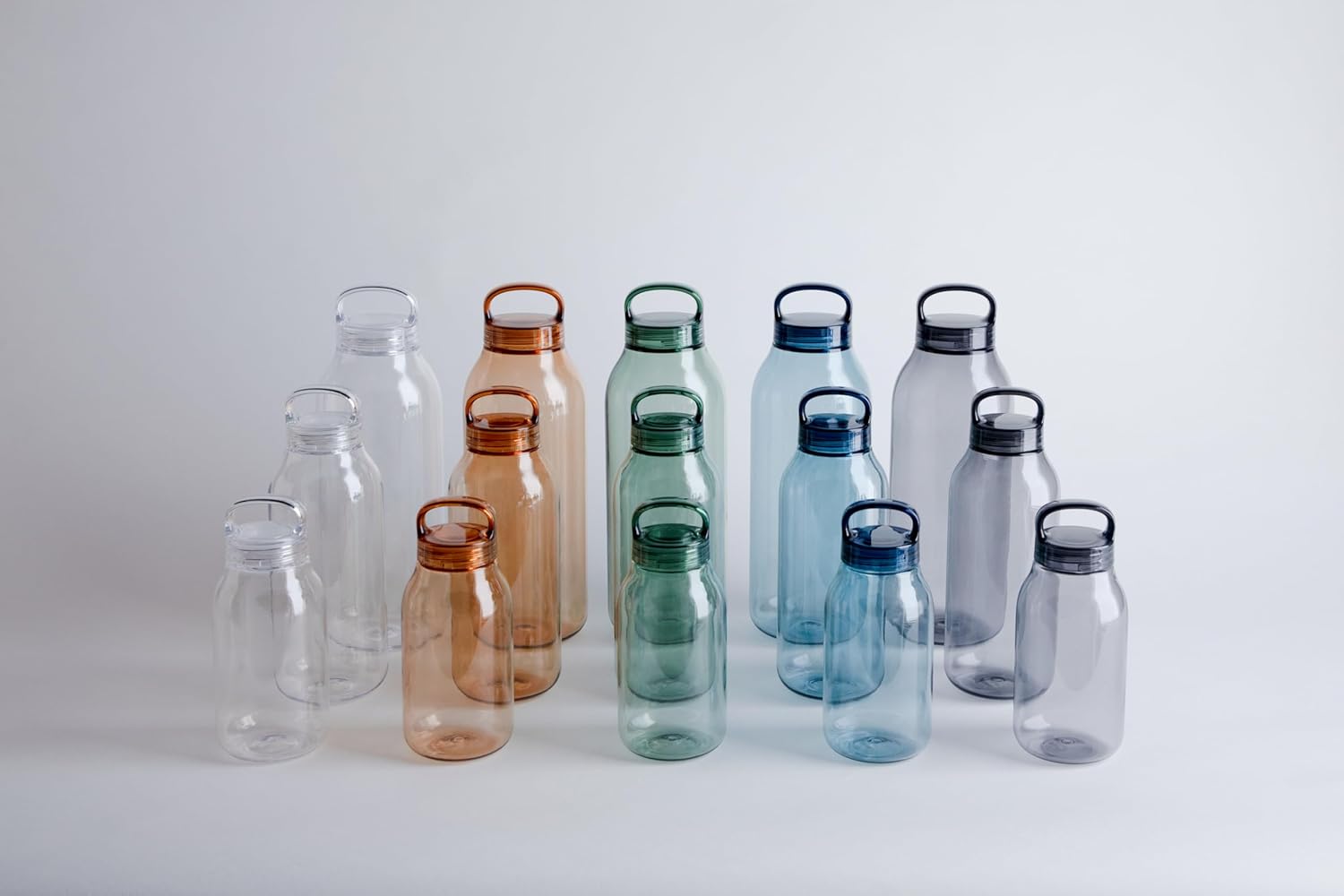 ウォーターボトル 500ml クリア 軽量 水筒 食洗機対応 マイボトル - Yolerhome